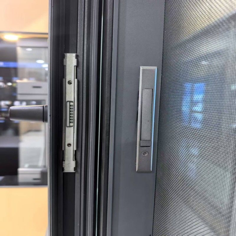 Janela deslizante de vidro duplo de alumínio com isolamento térmico superior