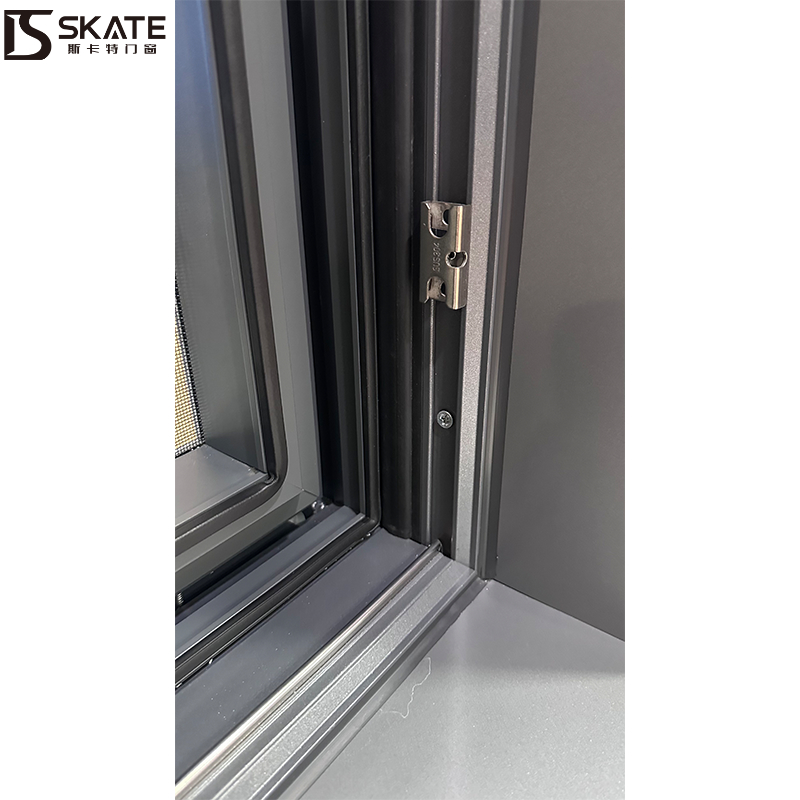 Weather Resistant Aluminum Casement Window with Anti-Corrosion Coating and Durable Screen for Coastal Areas