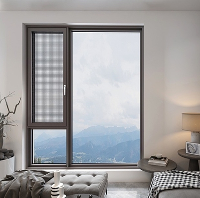 Ecrã de aço inoxidável, incluindo janelas do quarto, com coeficiente de isolamento térmico ≤ 2.0