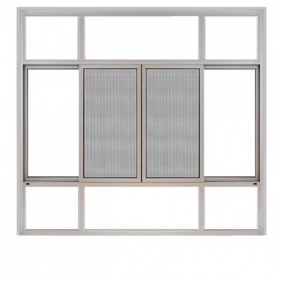 Sala de dormir de alumínio vidrado duplo e à prova de ruído janelas de revestimento para cortinas penduradas Design