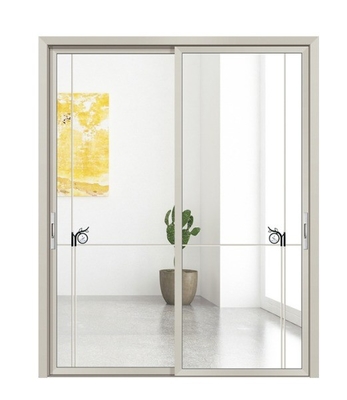 Minimalista design de alumínio resistente à água elevador e portas deslizantes para o mercado norte-americano