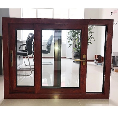 Janela deslizante de liga de alumínio de design moderno acessível abertura dura e horizontal