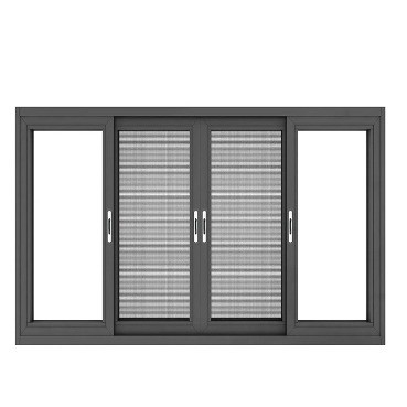 Ventilador de janela de revestimento de alumínio para projetos residenciais
